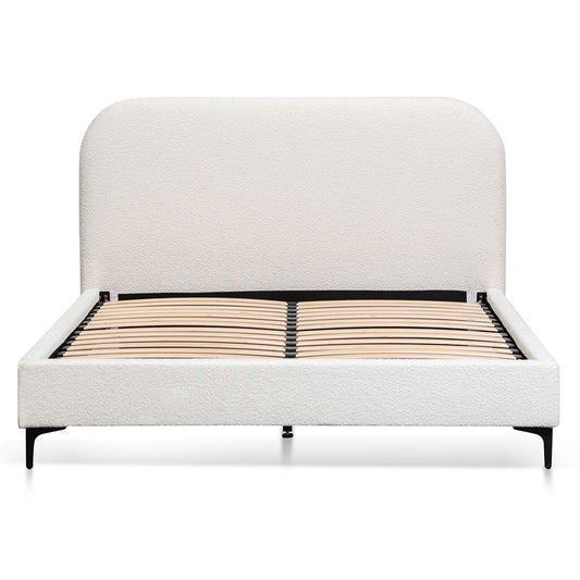 CBD8187-YO King Bed Frame - Cream White