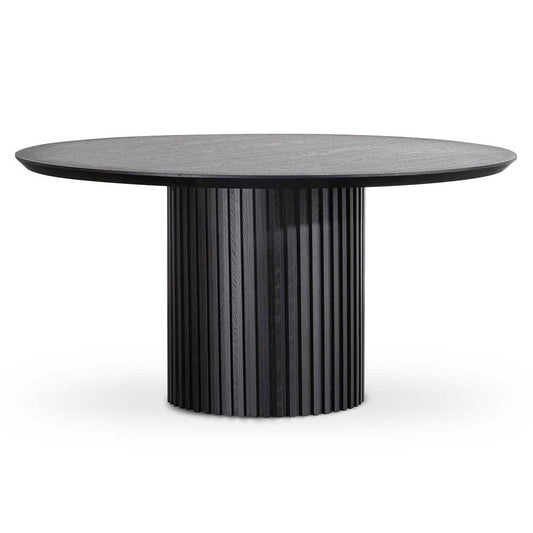 CDT6420-CN 1.5m Wooden Round Dining Table - Black