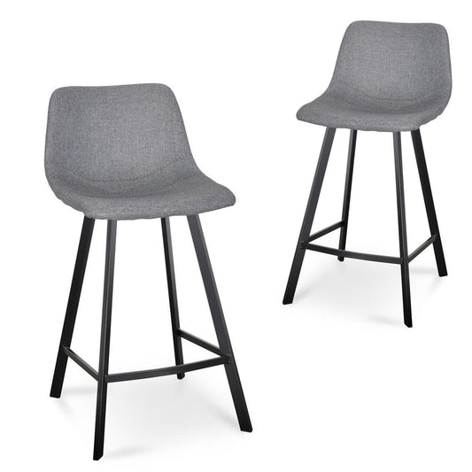 CBS2083-SE 65cm Bar Stool - Dark Grey (Set of 2)