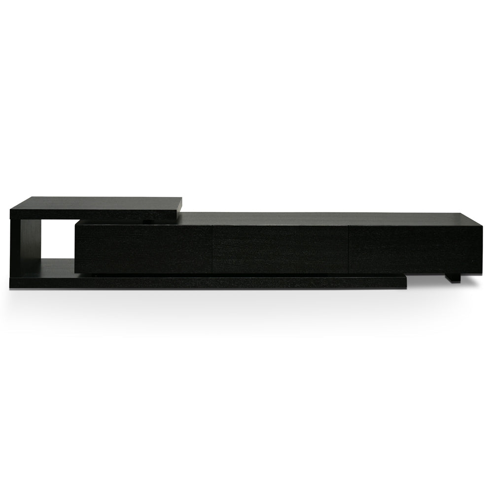 CTV2390-BB Lowline 2.4-3.07m Entertainment TV Unit - Full Black